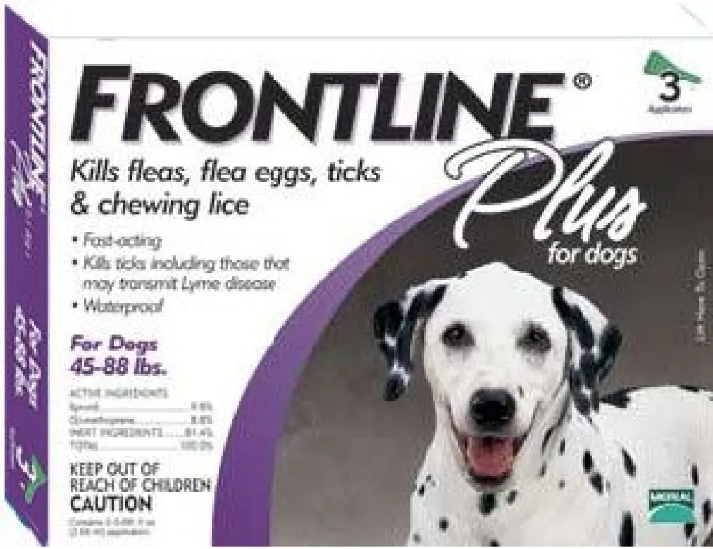 Frontline Plus For Dogs 45-88 lbs