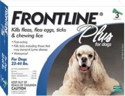 Frontline Plus For Dogs 23-44 lbs
