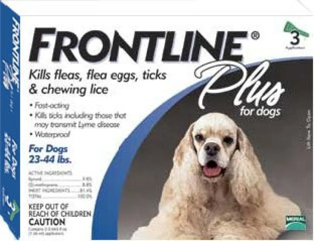 Frontline Plus For Dogs 23-44 lbs