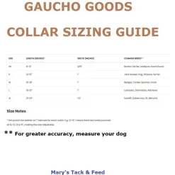 Gaucho Goods Pacific Leather Dog Collar