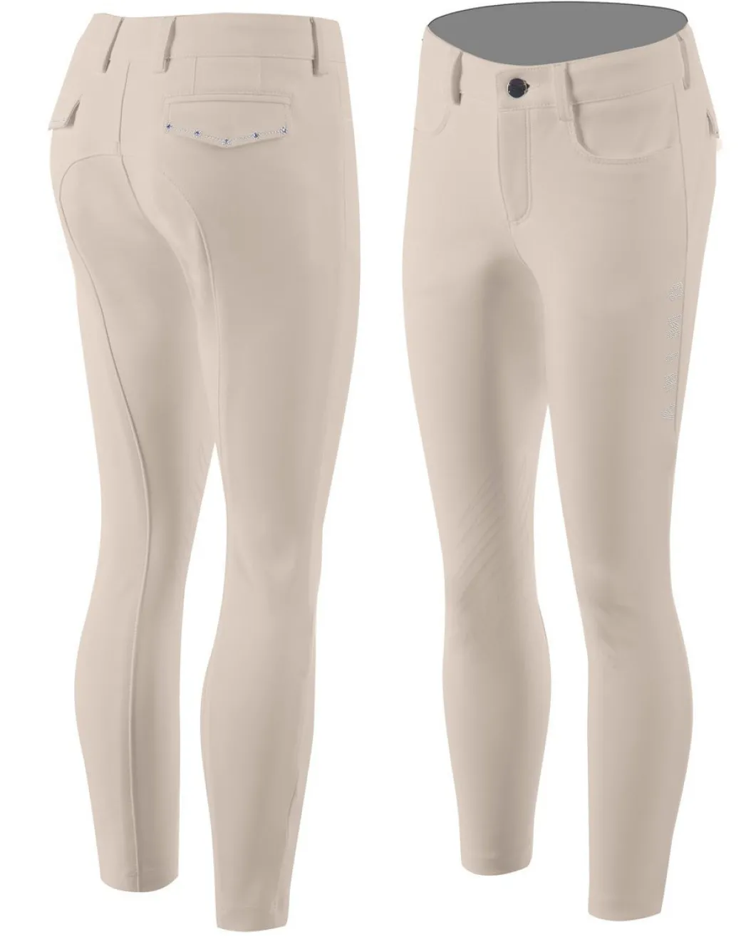 Girls Animo Nonve Crystal Flower Breeches