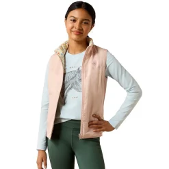 Girls' Ariat Bella Reversible Vest | Horses in Flowers