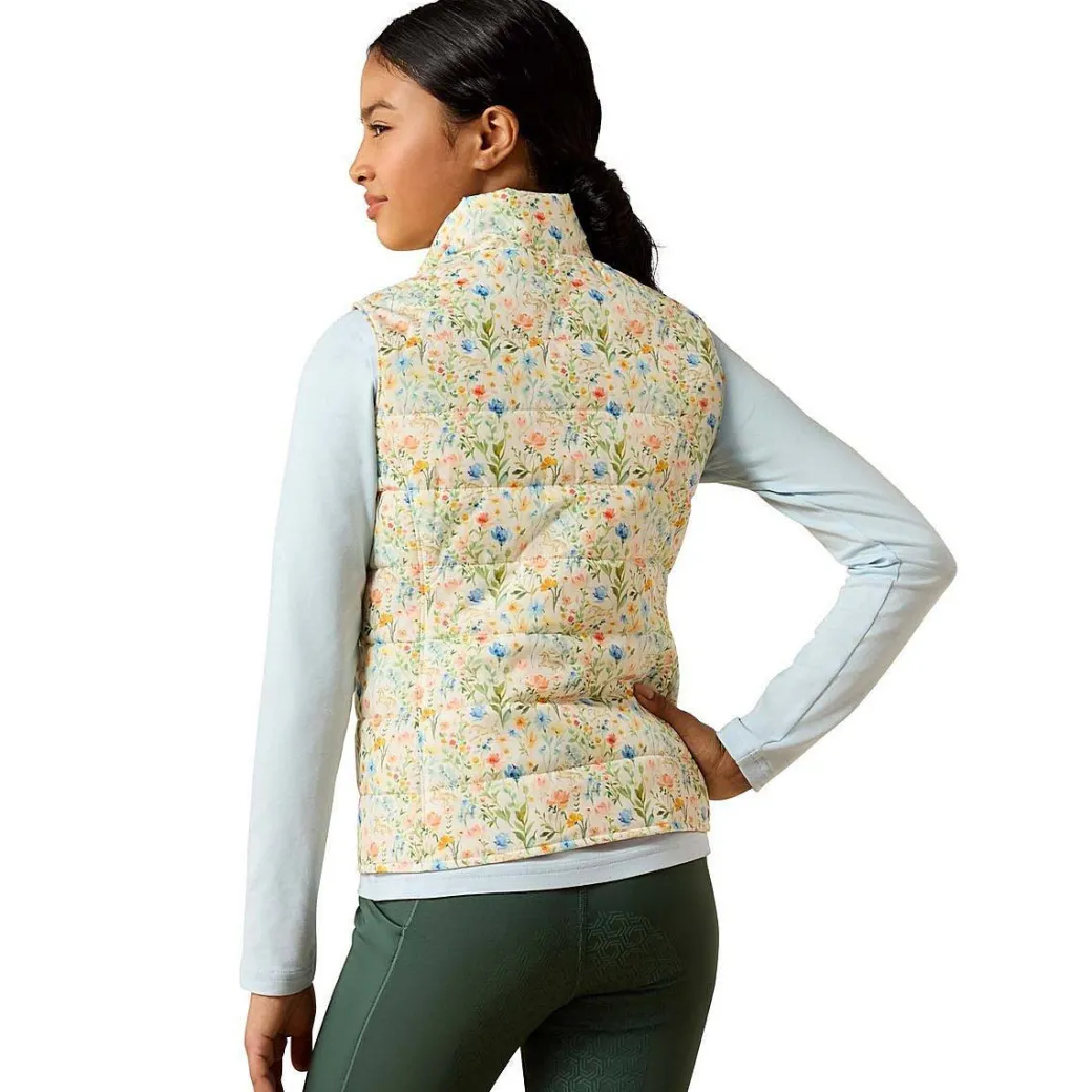 Girls' Ariat Bella Reversible Vest | Horses in Flowers