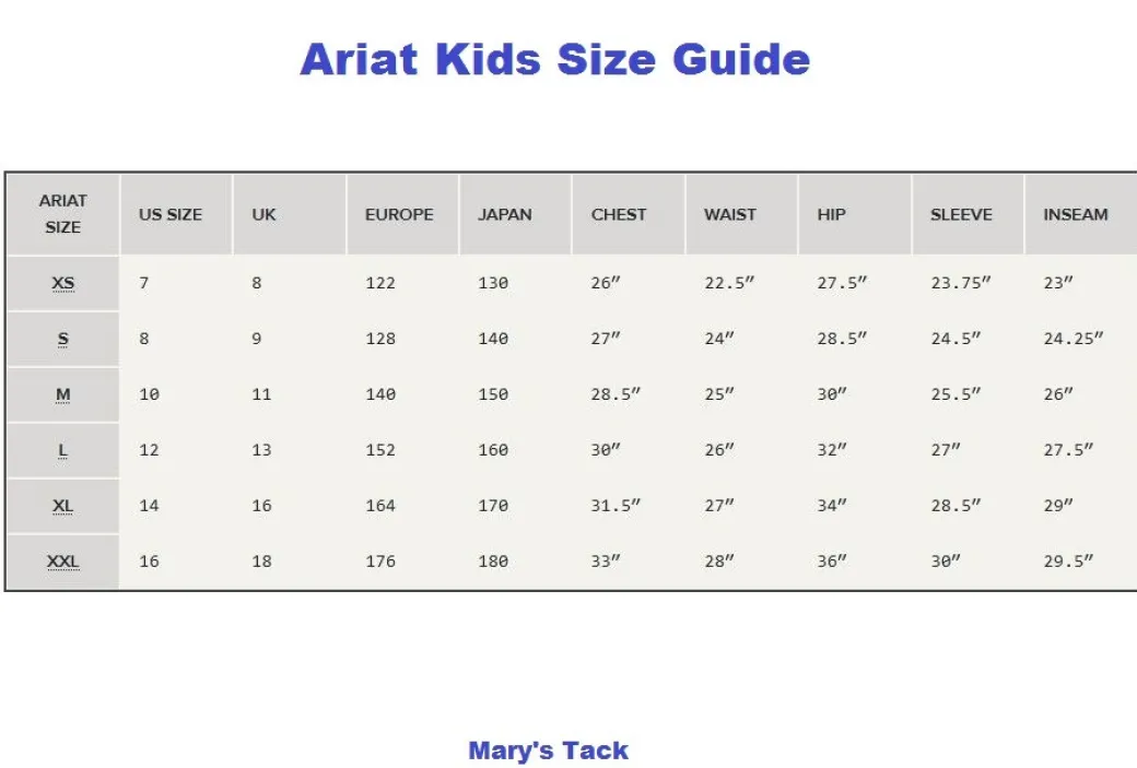 Girls Ariat Sepia Equine T-Shirt Long Sleeve