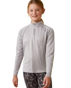 Girls Ariat Sunstopper 2.0 1/4 Zip Baselayer