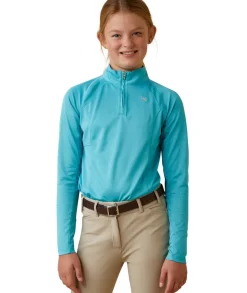 Girls Ariat Sunstopper 2.0 1/4 Zip Baselayer