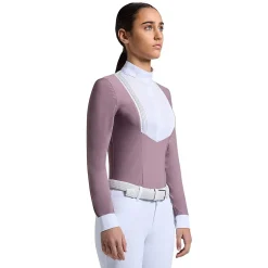Girls' Cavalleria Toscana LS Show Shirt | Grape Shake