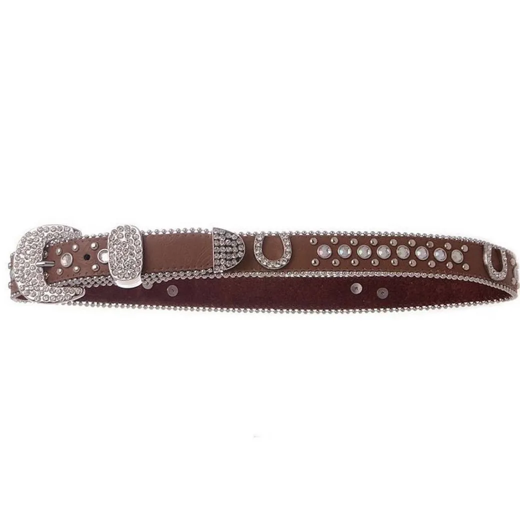 Girls Kamberley Rhinestone Horseshoe Belt