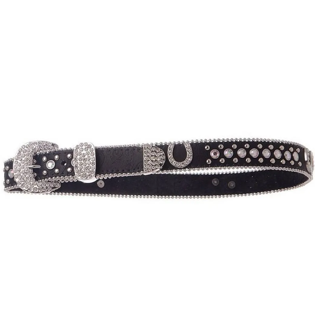 Girls Kamberley Rhinestone Horseshoe Belt