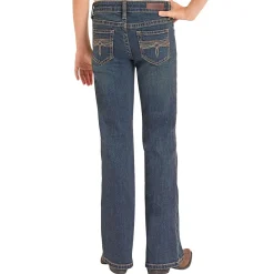 Girls Rock & Roll Denim Boot Stitch Jeans
