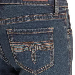 Girls Rock & Roll Denim Boot Stitch Jeans