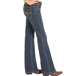 Girls Rock & Roll Denim Boot Stitch Jeans