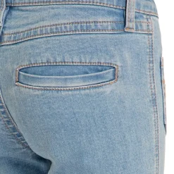 Girls Rock & Roll Denim Patch Pocket Jeans