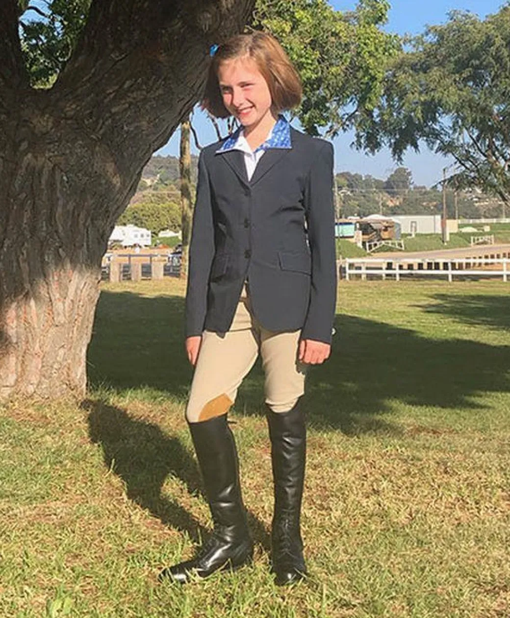 Girls Tailored Sportsman Trophy Hunter Breeches Side Zip
