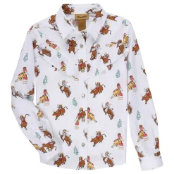 Girls Wrangler Western Riding Shirt