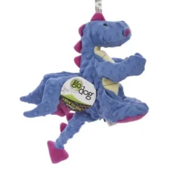 GoDog Plush Dragon Dog Toy