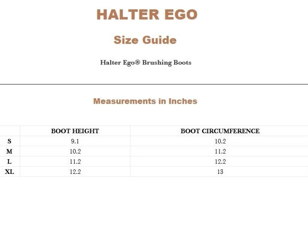 Halter Ego Carbon Tech Brushing Boots