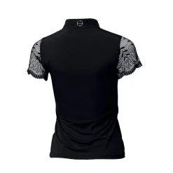 Halter Ego Charlie Lace Cap Sleeve Shirt