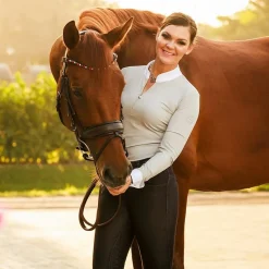 Halter Ego Heidi Long Sleeve Top