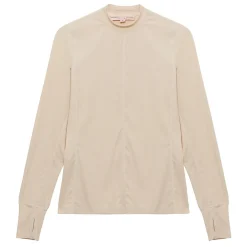Hannah Childs Cameron Rib Mock Neck Performance Top