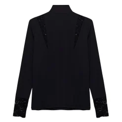 Hannah Childs Farrah Lace Turtleneck Training Top