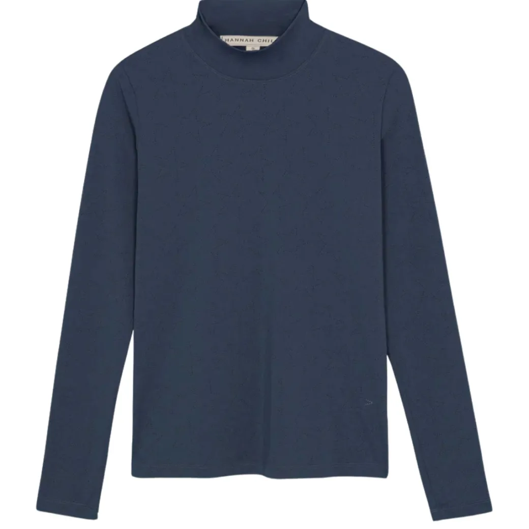 Hannah Childs Farrah Star Turtleneck Training Top