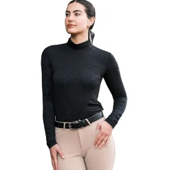 Hannah Childs Farrah Star Turtleneck Training Top