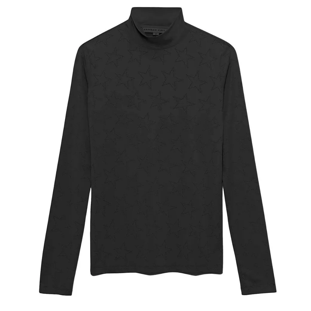 Hannah Childs Farrah Star Turtleneck Training Top