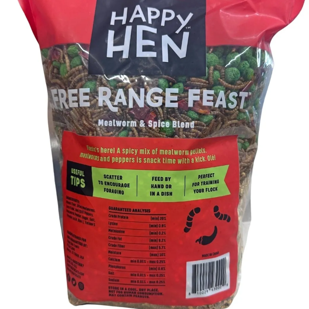 Happy Hen Free Range Feast Mealworm Spice Blend
