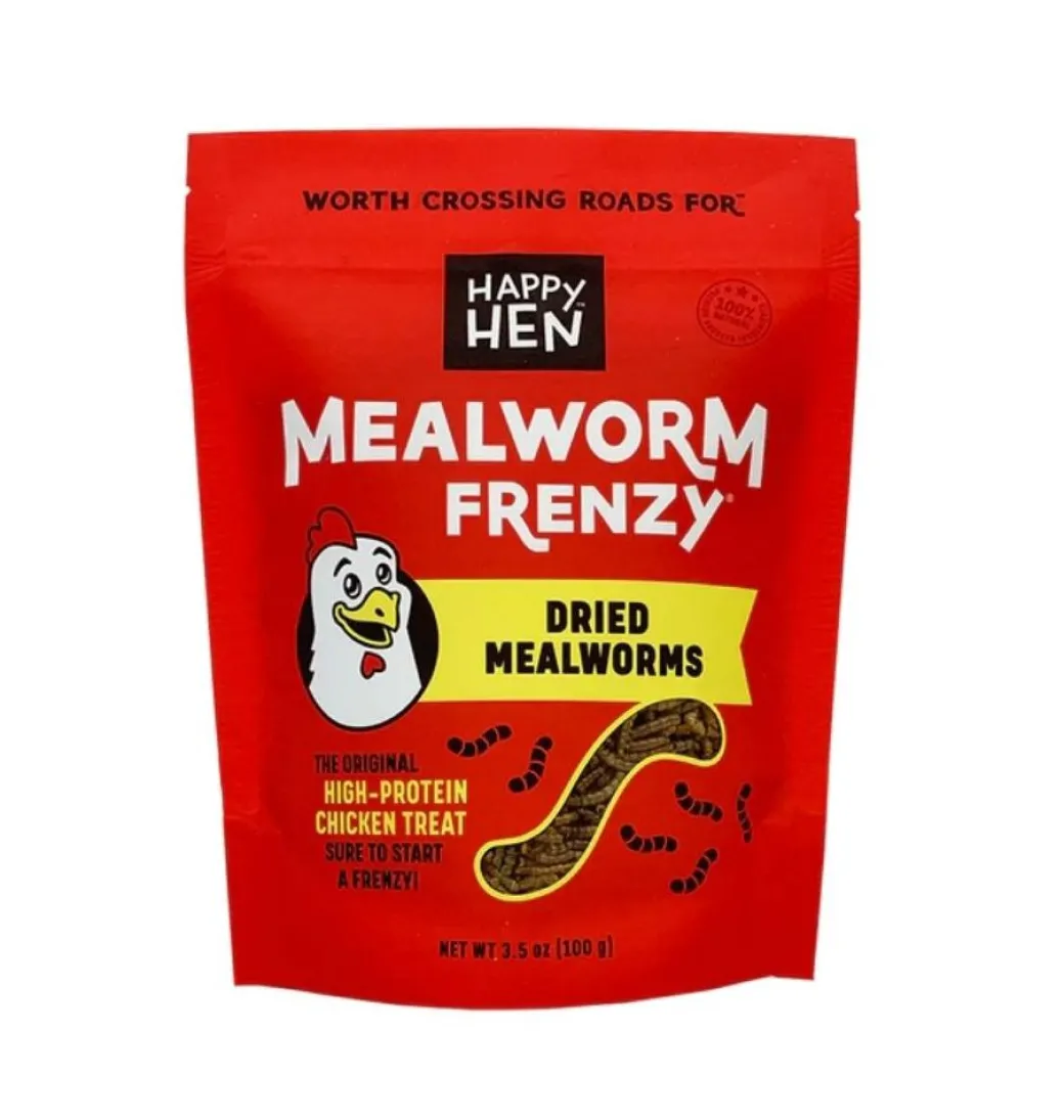 Happy Hen Mealworm Frenzy Chicken Treats