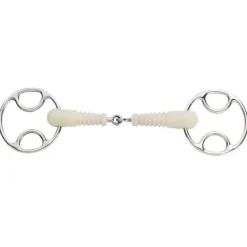 Happy Mouth Jointed Ribbed Loop Ring Gag