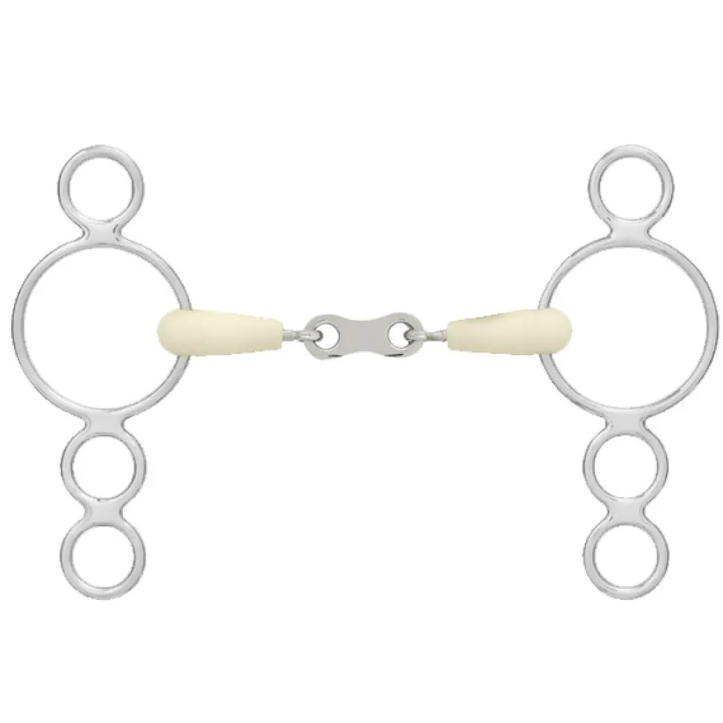 Happy Mouth 3-Ring French Link Pessoa Gag