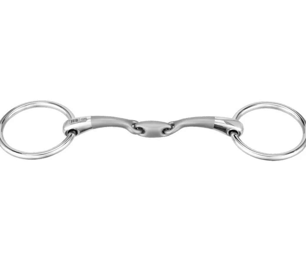 Herm Sprenger Satinox Double Jointed LR Bradoon