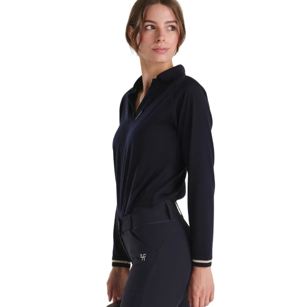 Horse Pilot Merino Long Sleeve Polo