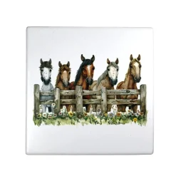 Horses Ceramic Coasters