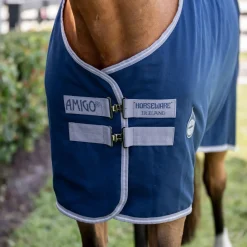 Horseware Amigo Stable Sheet | Navy/Grey