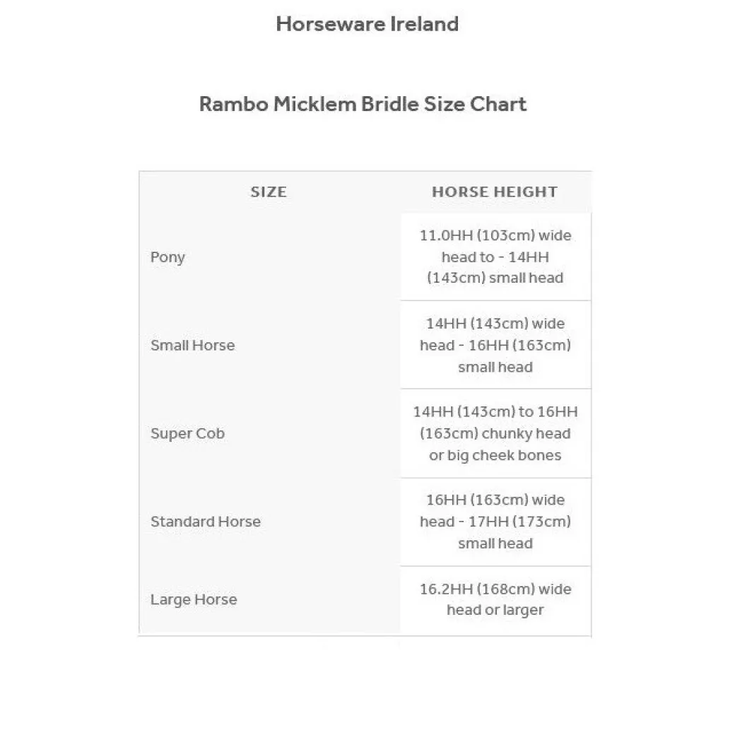 Horseware Micklem 2 Deluxe Competition Bridle