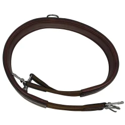 Huntley Fancy Stitch Padded Leather Girth