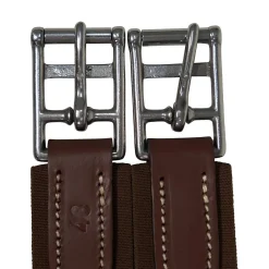 Huntley Fancy Stitch Padded Leather Girth
