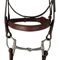 Huntley Fancy Stitch Schooling Hunter Bridle