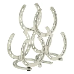 Huntley Horseshoe 3-Bottle Wine Rack