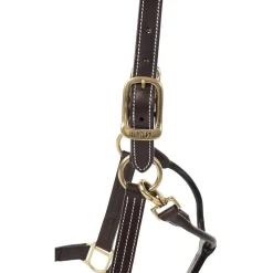 Huntley Triple Stitch Leather Halter