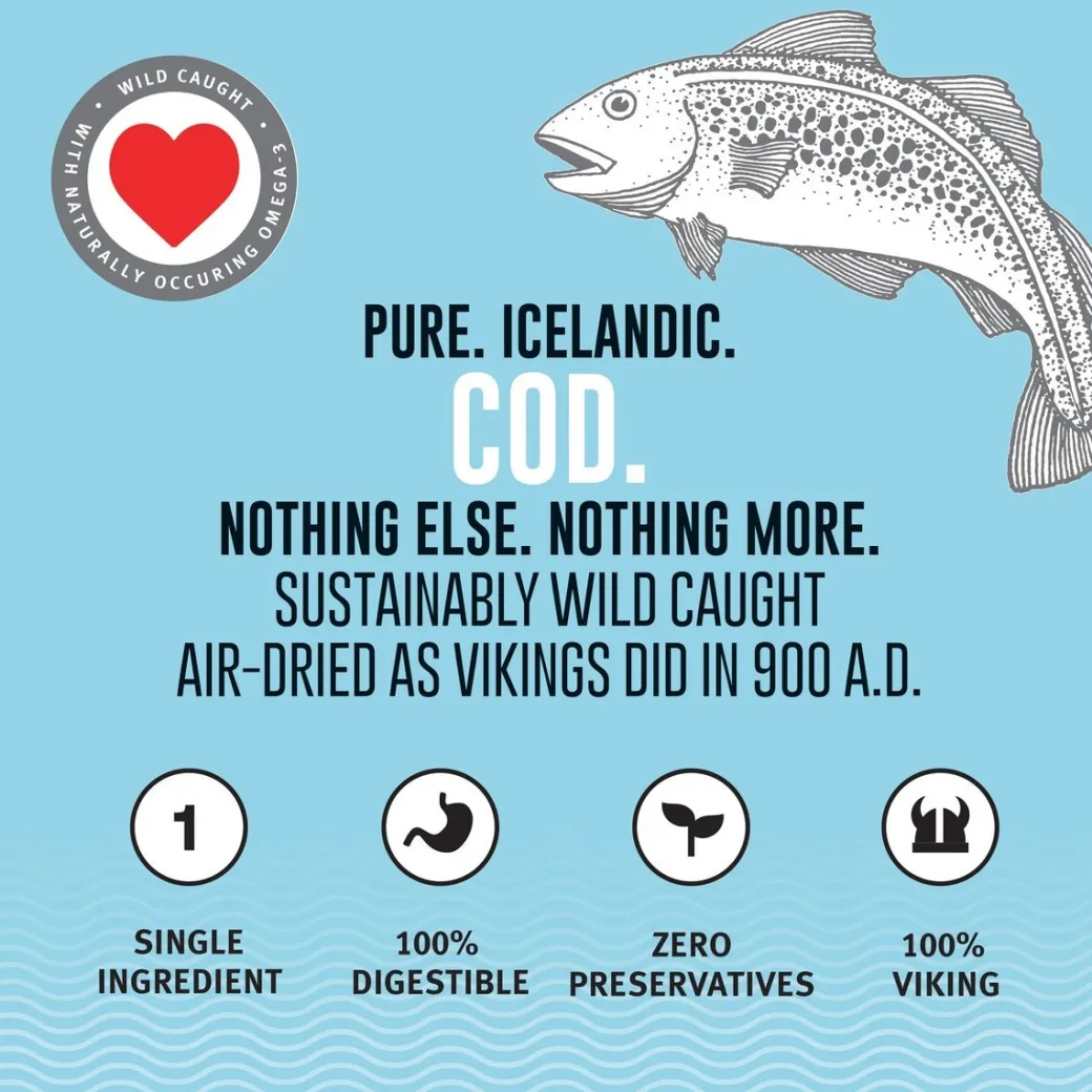 Icelandic+ Cod Skin Cube Dog Treat