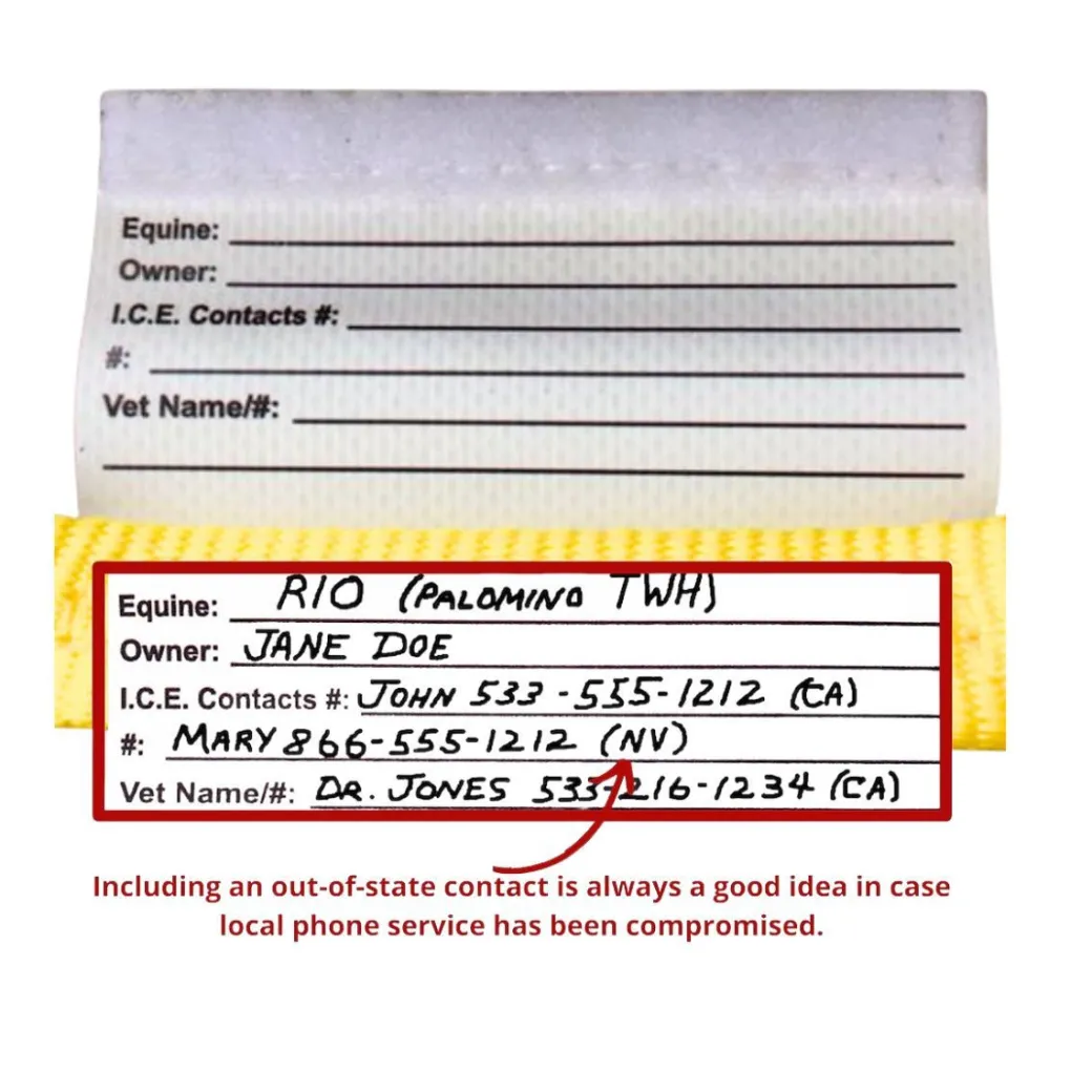 I.C.E. Ultralite Emergency ID Tag