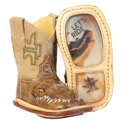 Infant Tin Haul Al O Gator Cowboy Boots