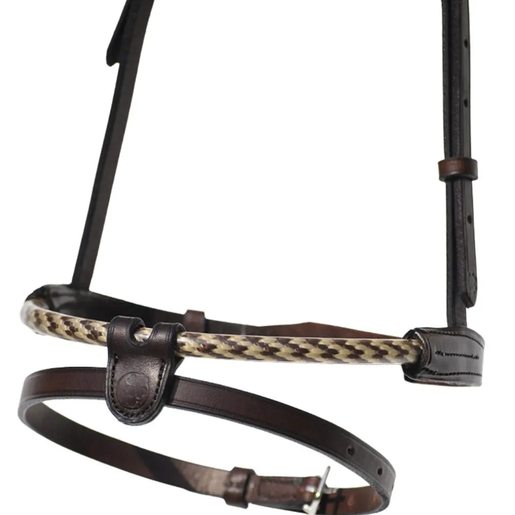 In Horse We Trust Coated Rope Noseband