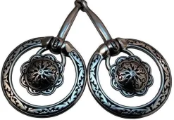 Jeremiah Watt Fancy Concho Ring Snaffle