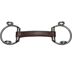Jump'In Straight Leather Eggbutt Gag