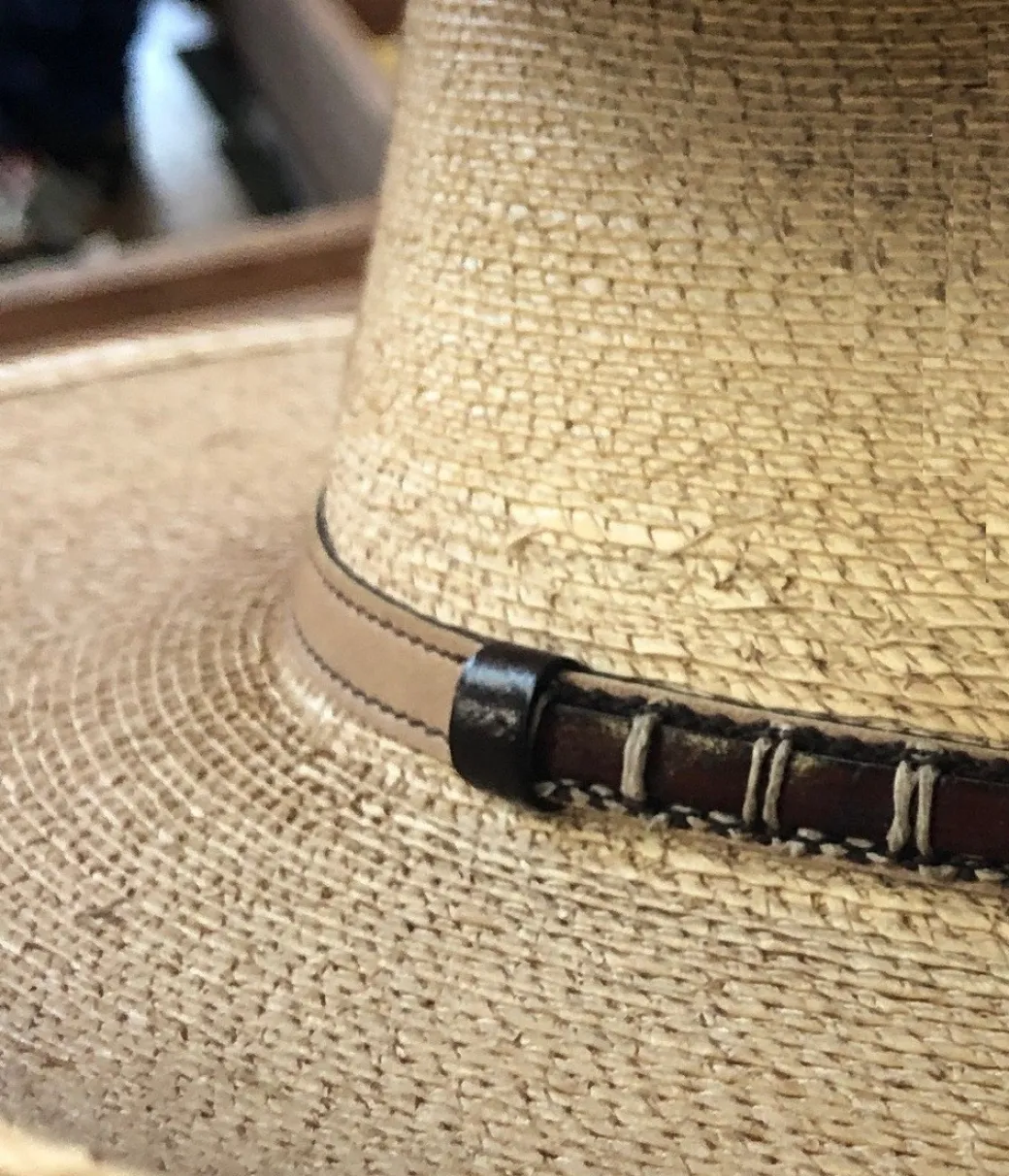 Justin Travis Bent Rail Palm Cowboy Hat