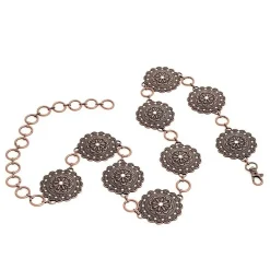 Kamberley Flower Concho Chain Belt